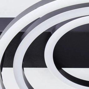 Brilliant - Plafonieră LED dimmabilă PEDLEY LED/36W/230V, neagră