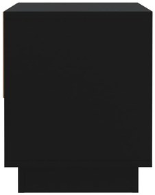 Noptiere, negru, 2 buc., 45x34x44 cm, PAL 2, Negru