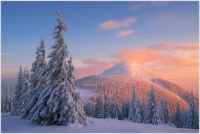 Tablou - Peisaj de iarnă (90x60 cm)