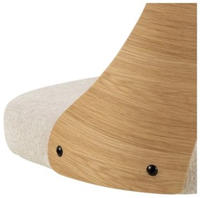 Scaun de dining bej/în culoare naturală Lucy – Actona