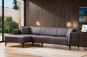 Canapea de colț Belissimo Left - Dark Grey