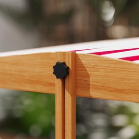 Outsunny Nisipar din lemn pentru copii cu copertină reglabilă și jucării de bucătărie Juego para Niños 3-7 Años 114x110x110 cm Maro | Aosom Romania