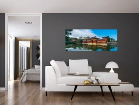 Tablou - Templul Byodo-in, Japonia (120x50 cm)