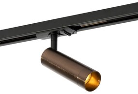Spot modern bronz închis pentru sistem de șine monofazat 35 mm - Iconic Jeana Luxe