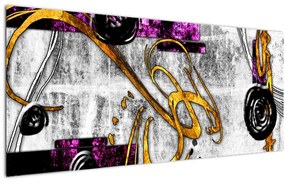 Tablou abstracției (120x50 cm)