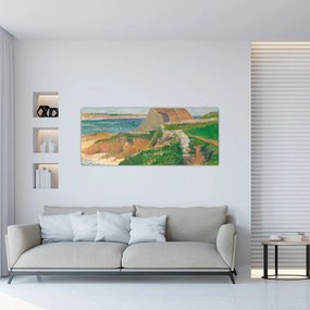 Tablou - Henri Moret, The Island of Raguenez, Brittany, reproducere (120x50 cm)