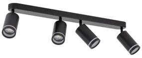 Spot JET 4xGU10/10W/230V negru