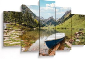Tablou - Seealpsee, lac din Elveția (150x105 cm)