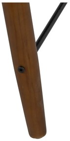 Măsuță de cafea neagră din metal 60x109,5 cm Oslo – Ixia