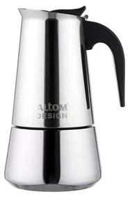 Espressor aragaz Arlo, inox, 9 portii, 450 ml