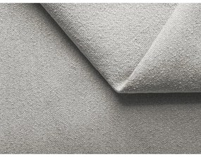 Pat matrimonial gri deschis tapițat cu spațiu de depozitare cu somieră 180x200 cm Kiana – Makamii