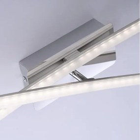 Lustră LED aplicată SIMON 2xLED/8W/230V crom mat Leuchten Direkt 11272-55