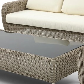 Set mobilier de grădină din ratan Avenberg SOLE bej