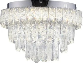 JUST LIGHT. 15092-17 - Plafonieră LED KULUNKA LED/33W/230V crom lucios