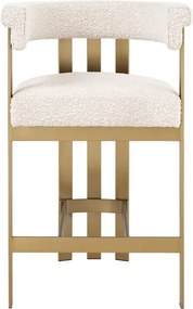 Scaun de bar design LUX, Counter Stool Clubhouse crem