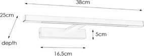 Aplică LED pentru oglindă de baie Markslöjd 107866 NEPTUNUS LED/6W/230V IP44
