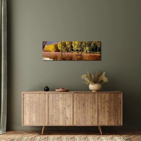 Tablou - După râu (cu ceas) (90x30 cm)