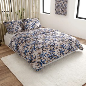 Lenjerie din microfibra FLORVINA bej Dimensiune lenjerie de pat: 70 x 90 cm | 140 x 220 cm