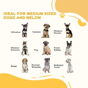 PawHut Gard Pliabil Câini Oțel | Aosom Romania