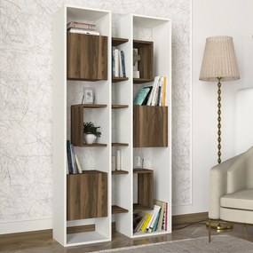 Raft Leonda - White, Walnut
