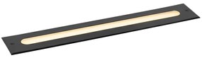 Spot modern de sol negru 50 cm incluzând LED IP65 - Eline