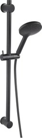 Set de dus Ferro Phila negru mat cu bara 70 cm