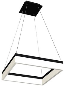 Lustra LED suspendata design modern NERO negru, 41,5cm