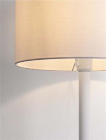 Veioza/Lampa de masa design decorativ SIBNIA alba