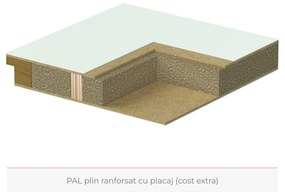 Usa de interior PORTA VIENA cu modul Retro - Pervaz de tip capitel si Cornisa Vopsea Standard, 95-140 mm, Alb