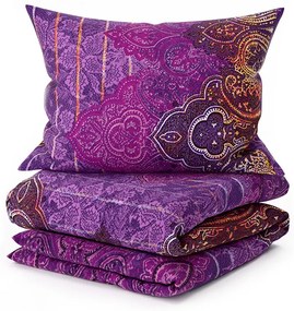 Lenjerie de pat din microfibra violet CHANTAL Dimensiune lenjerie de pat: 70 x 80 cm | 140 x 200 cm