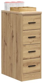 vidaXL Dulap de depozitare pentru garaj Artisan Stejar 30x51x85 cm