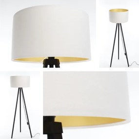 Lampă de podea STANDART 1xE27/60W/230V alb/wenge