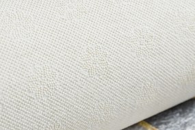 ANDRE 1171 covor lavabil cub, geometric anti-alunecare - negru / aur - SECUNDAR-COTATI PRODUSUL