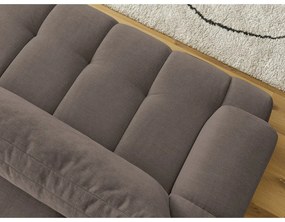 Canapea taupe extensibilă/cu spațiu de depozitare 251 cm Fuji – Bobochic Paris