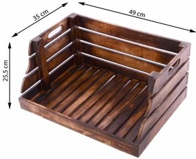 Cutie de lemn stivuibilă DIVERO vintage