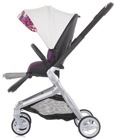 Carucior Chipolino Emotion 3 in 1 white flowers