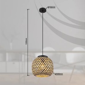 Lustră pe cablu Globo 15766H1 COLLY 1xE27/15W/230V