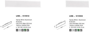 Aplica perete LED design modern ambiental Line 24W NVL-9115912