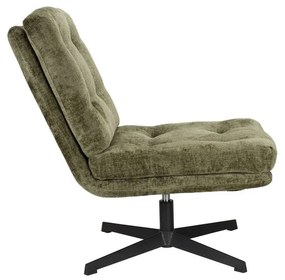 Fotoliu verde pivotant Kai – White Label