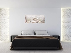 Tablou - Tufe roz (120x50 cm)