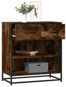 vidaXL Bufetă Stejar afumat 68x35x76 cm Lemn prelucrat