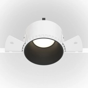 Spot incastrabil design tehnic Share alb, negru 7,5cm