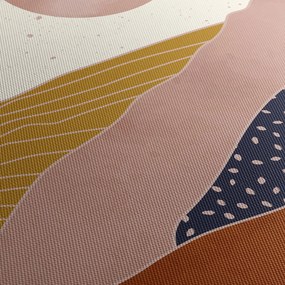 Tablou - Răsărit de soare (cu ceas) (90x30 cm)