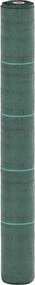 vidaXL Membrană antiburuieni, verde, 1x10 m, PP