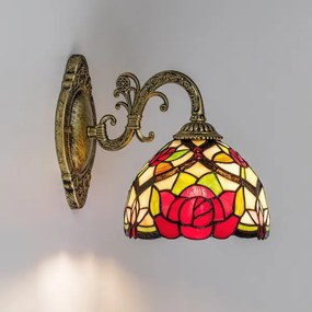 Brilagi - Lampă de perete Tiffany din vitralii GARLAN 1xE27/40W/230V