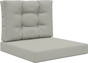 vidaXL Perna pentru canapea de exterior 2 pcs Gri Poliester