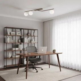 Plafonieră NATON 3xE14/10W/230V bej/alb