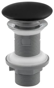 Isvea - Ventil de scurgere pentru chiuvetă Ø 7,2 cm, negru mat