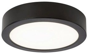 Plafoniera LED design modern Shaun negru 14,5cm