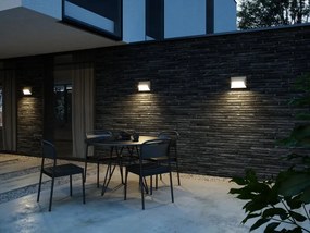 Aplica de perete pentru iluminat exterior IP54 Pontio 27 bej nisip